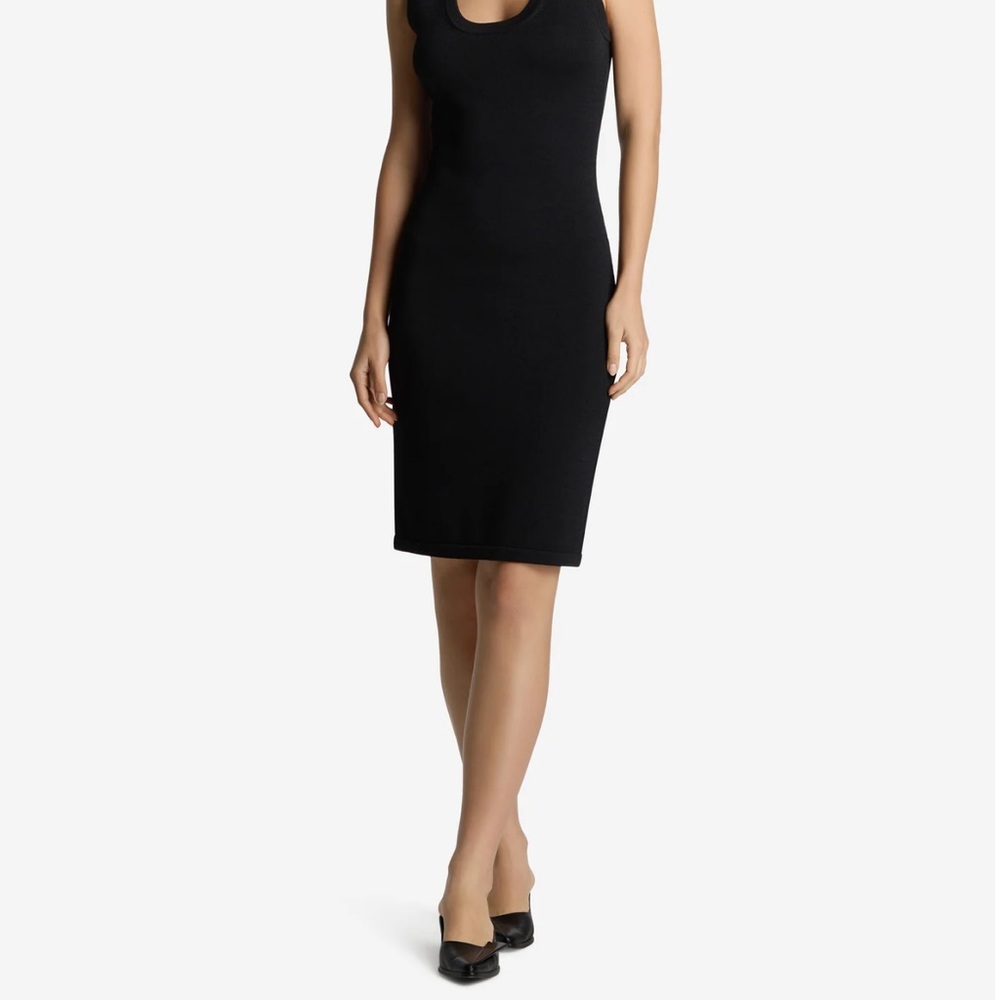 Elegant Black Sleeveless Dress